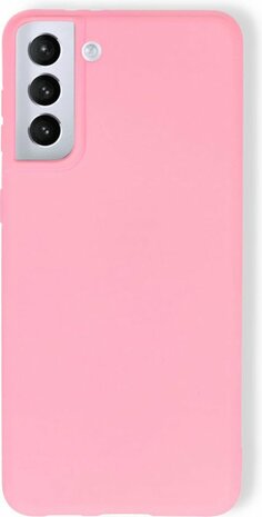 Samsung S21 Plus - Siliconen Back Cover - Roze