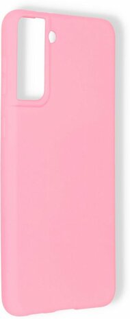 Samsung S21 Plus - Siliconen Back Cover - Roze
