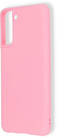 Samsung S21 Plus - Siliconen Back Cover - Roze