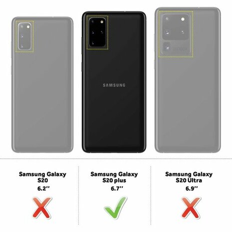 Samsung S20 Plus - Rits Book Case - Roségoud