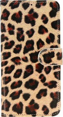 S21 Plus - Book Case - Luipaard &amp; Glas