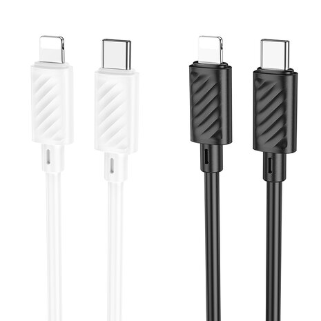 Hoco Oplaad Type C naar Lightning Kabel - 20W- Wit