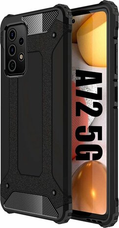 Samsung A72 Zwart - Anti Shock Armor
