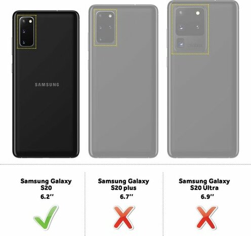 Samsung S20 - Armor met Kickstand Ring - Zwart