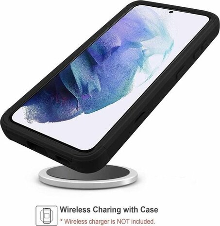 Samsung S21 Plus Zwart - Heavy Duty Armor