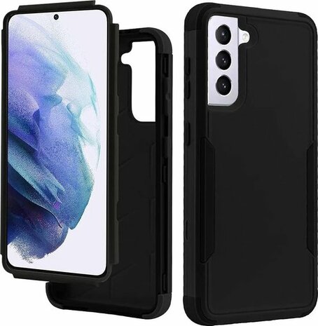 Samsung S21 Plus Zwart - Heavy Duty Armor