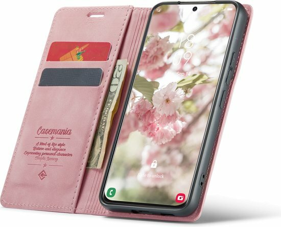 Samsung S22 Plus Pale Pink - Book Case