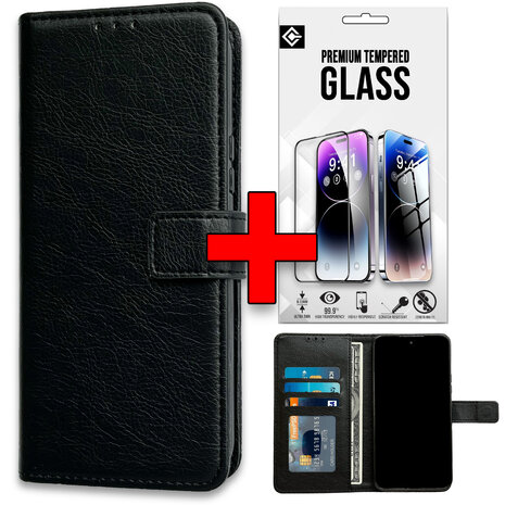 Reno 11F - Book Case &amp; Glas - Zwart