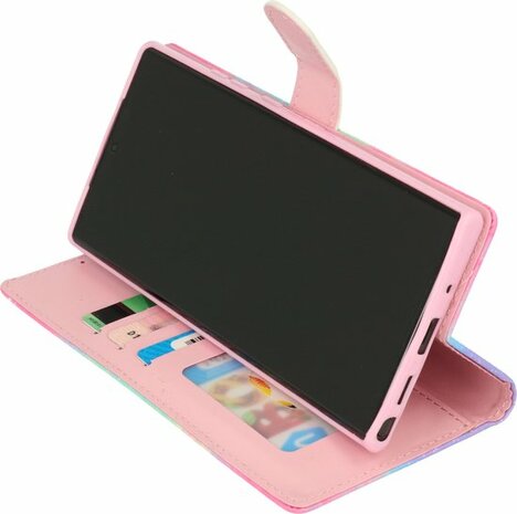 Samsung S23 Ultra met Marmer Twist Print - Book Case