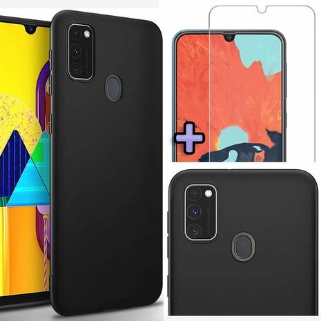 M21 - Back Cover &amp; Glas - Zwart