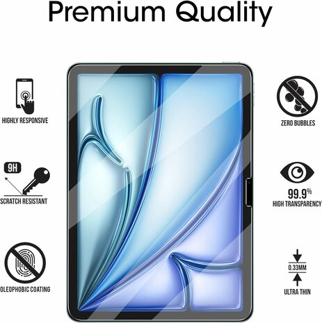 iPad Air 6 (11 inch) - Screenprotector - 2 Stuks