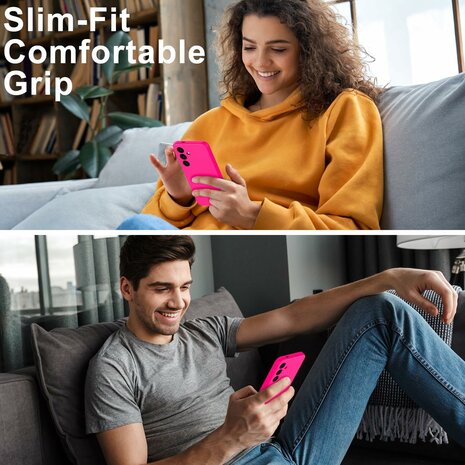 Samsung S24 - Liquid Back Cover - Roze