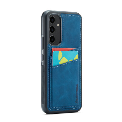 Samsung A54 - Back Cover met Kaarthouder - Navy Blue
