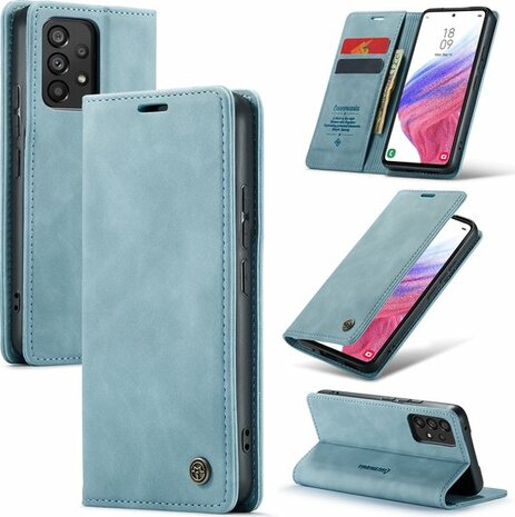 Samsung A33 5G Aqua Blue - Book Case