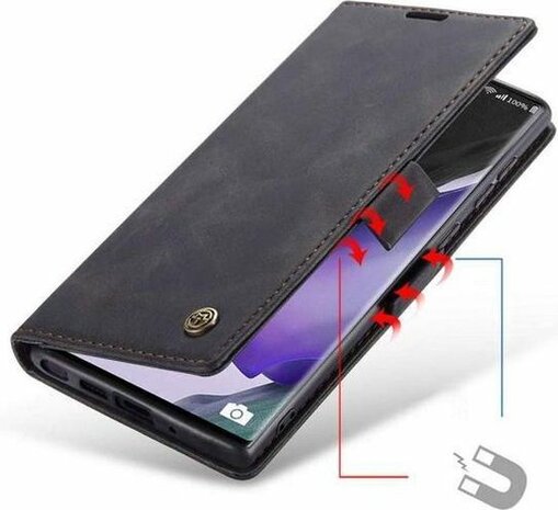 Samsung Note 20 Charcoal Gray - Book Case