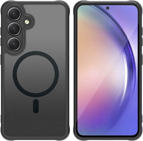 Samsung S24 - Zwart - Matte Armor - Geschikt voor MagSafe