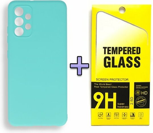A32 5G - Back Cover &amp; Glas - Turquoise