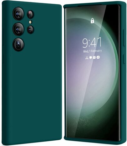 Samsung S24 Ultra - Liquid Back Cover - Groen