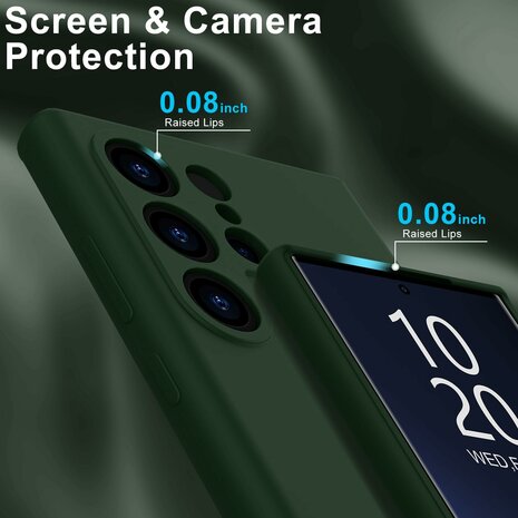 Samsung S24 Ultra - Liquid Back Cover - Groen