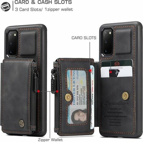 Samsung A72 Charcoal Gray - RFID Back Cover