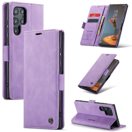 Samsung S24 Ultra Bright Lila - Book Case