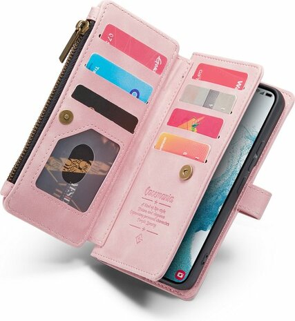 Samsung S23 Plus Pale Pink - Book Case met Rits