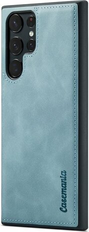 Samsung S23 Ultra Aqua Blue - 2 in 1 Magnetic Book Case