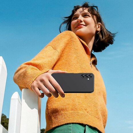 Samsung A25 - Liquid Back Cover - Zwart