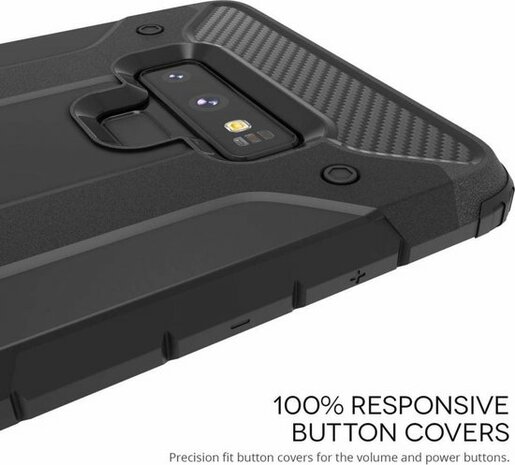Samsung Note 9 - Armor Back Cover - Zwart