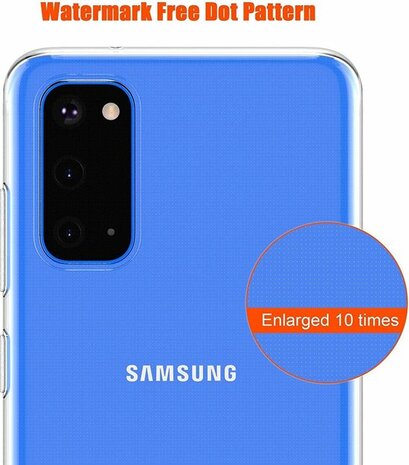 Samsung S20 - Siliconen Back Cover - Transparant