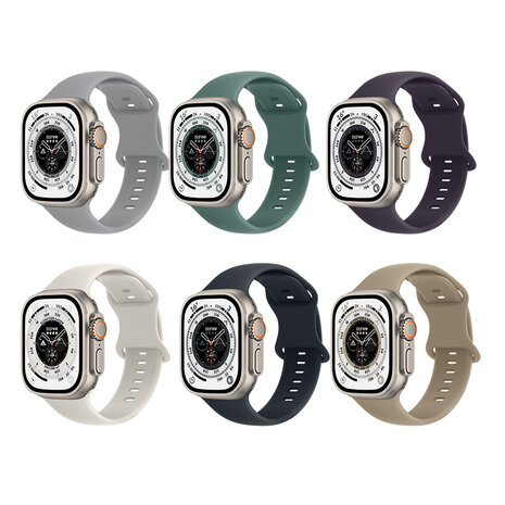 Hoco Flexible WA 15 Watch Bandje - Geschikt voor Watch - 38MM / 40MM / 41MM - Groen