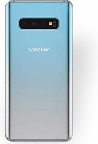 Samsung S10 - Siliconen Back Cover - Transparant
