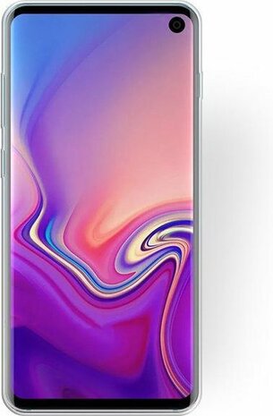 Samsung S10 - Siliconen Back Cover - Transparant