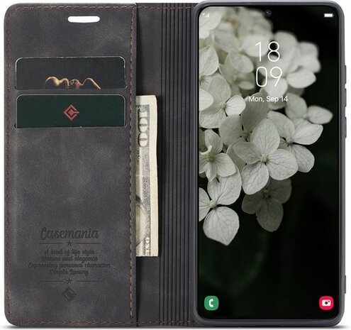 Samsung S23 Plus Charcoal Gray - Book Case