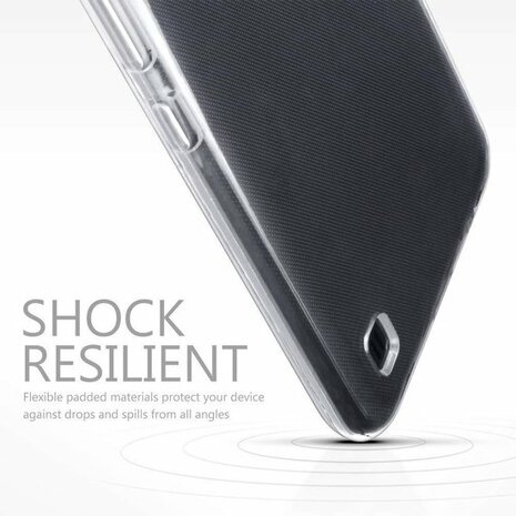 Samsung A10 - Siliconen Back Cover - Transparant