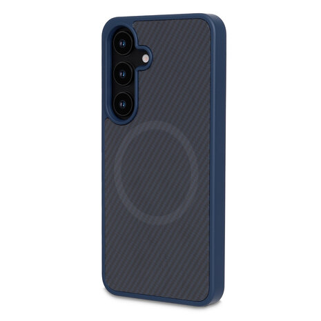 Samsung S24 Plus - Blauw - Carbon MagSafe Back Cover