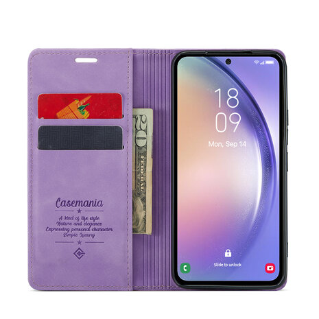 Oppo A98 Bright Lila - Book Case