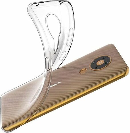 Nokia 5.3 - Back Cover &amp; Glas - Transparant