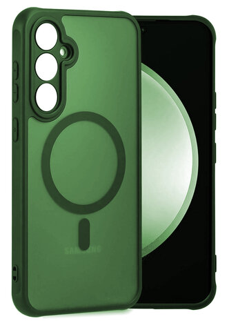 Samsung S24 FE - Groen - Matte Armor - Geschikt voor MagSafe