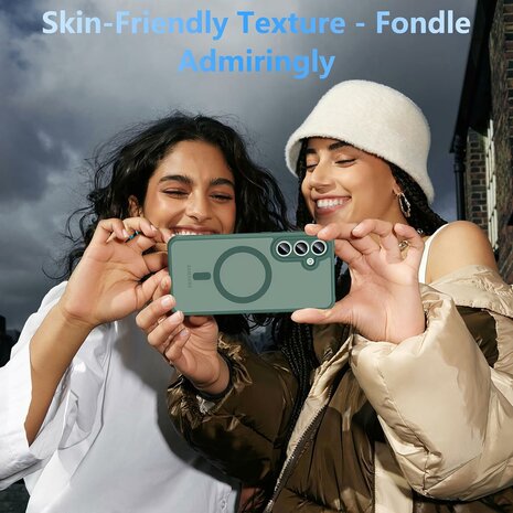 Samsung S24 FE - Groen - Matte Armor - Geschikt voor MagSafe