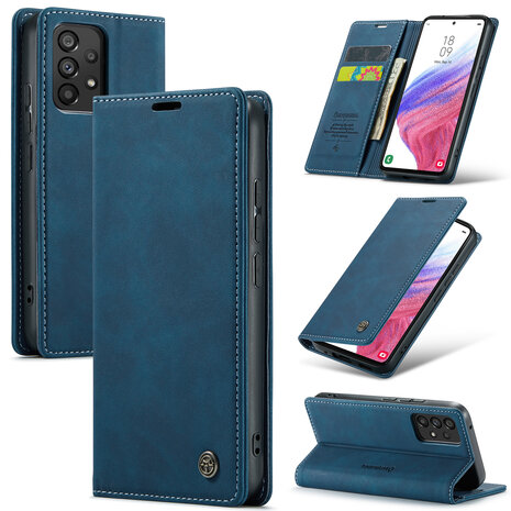 Samsung A71 Navy Blue - Book Case