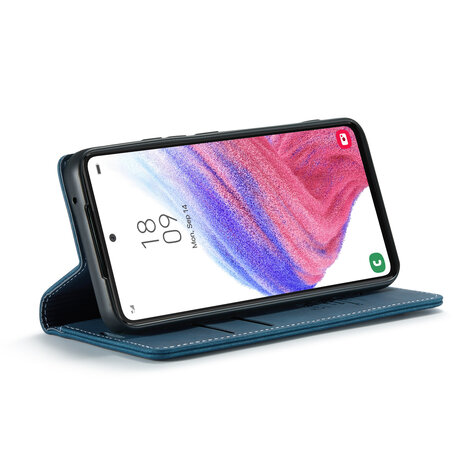 Samsung A71 Navy Blue - Book Case