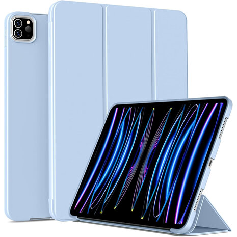 iPad Air (13 inch 2024 &amp; 2025) - Licht Blauw - Smart Cover