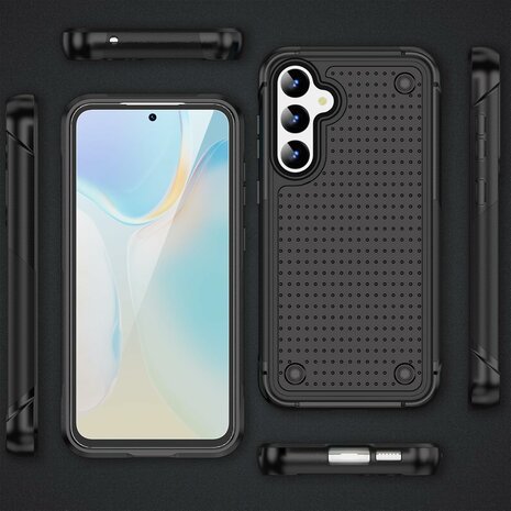 Samsung S25 Plus - Heavy Duty Case - Zwart