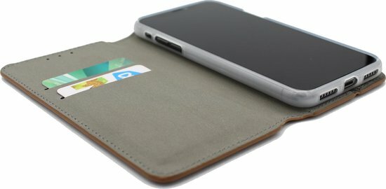 iPhone 12 Mini Bruin - HQ Slim Book Case