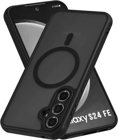 Samsung S24 FE - Zwart - Matte Armor - Geschikt voor MagSafe