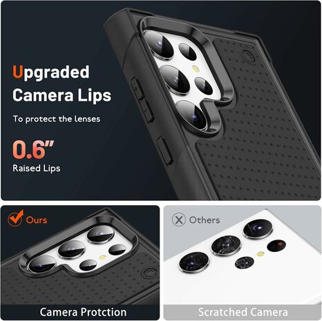Samsung S25 Ultra - Heavy Duty Case - Zwart