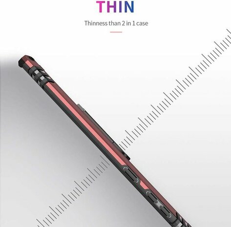 Samsung S20 Plus - Armor met Kickstand Ring - Roségoud