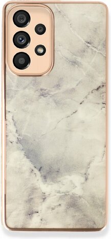 Samsung A03 - Marmer Back Cover - Steen