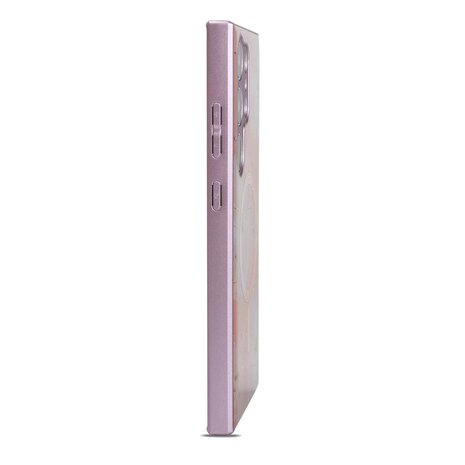 Samsung S24 Ultra Roze - MagSafe TPU Marmer